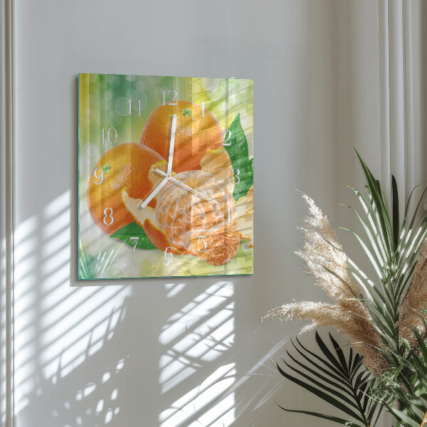Reloj cuadrado Naranjas