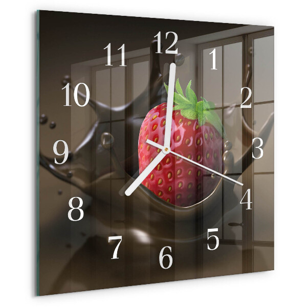 Reloj cuadrado Chocolate