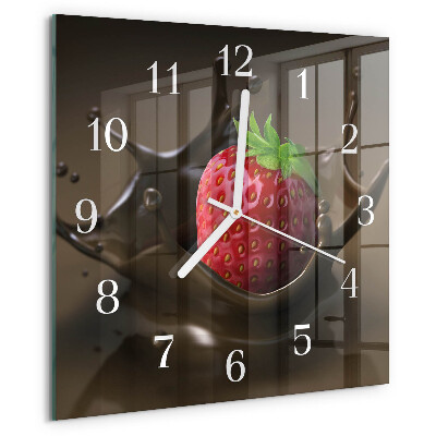 Reloj cuadrado Chocolate