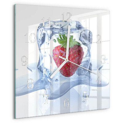 Reloj cuadrado Helado de fresa