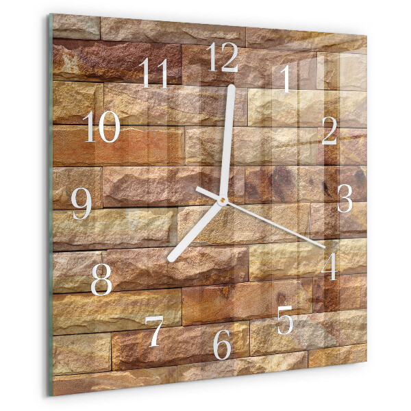 Reloj cuadrado Ladrillo