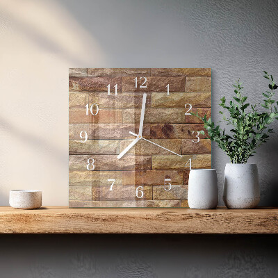 Reloj cuadrado Ladrillo