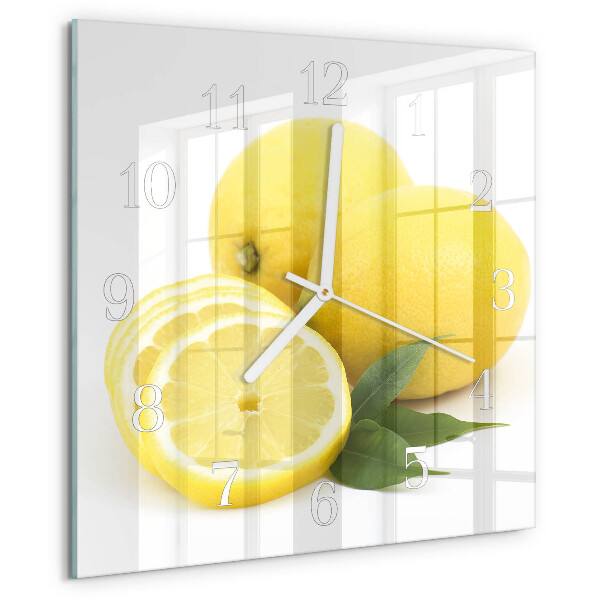 Reloj cuadrado Limones