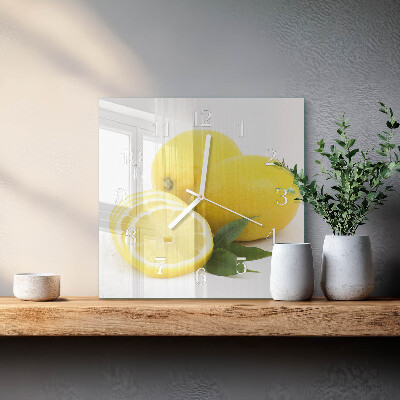 Reloj cuadrado Limones