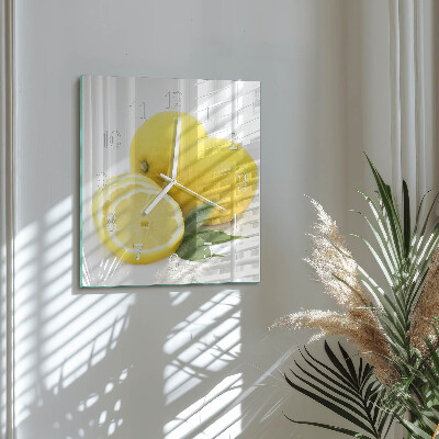 Reloj cuadrado Limones
