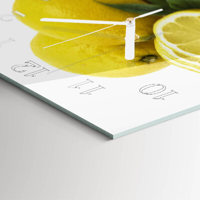 Reloj cuadrado Limones