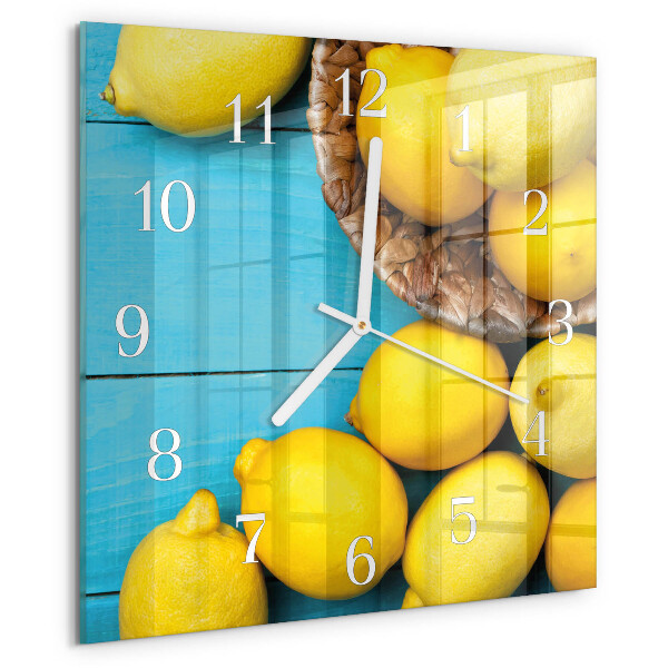 Reloj cuadrado Limones