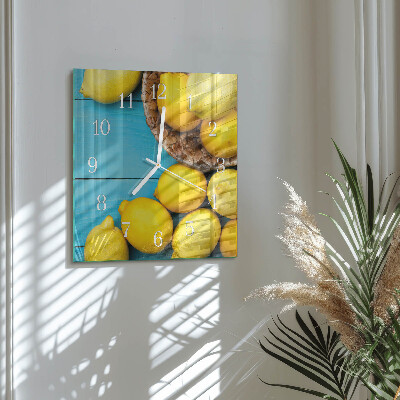 Reloj cuadrado Limones