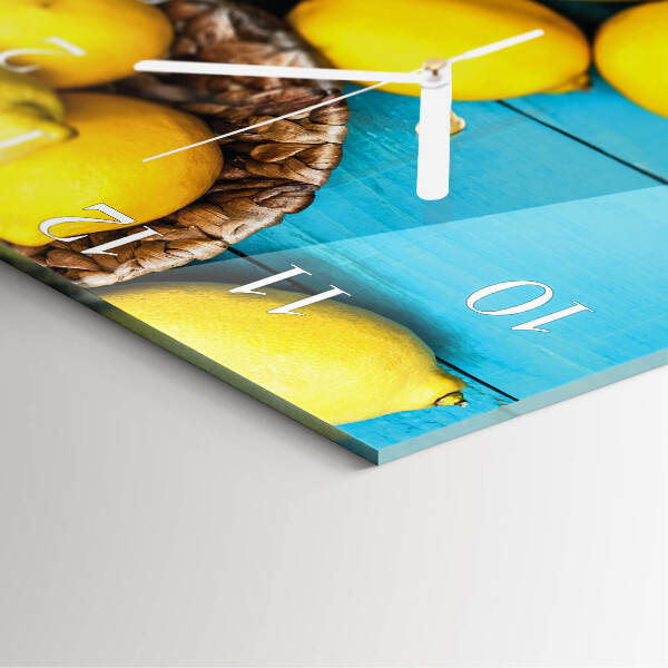 Reloj cuadrado Limones