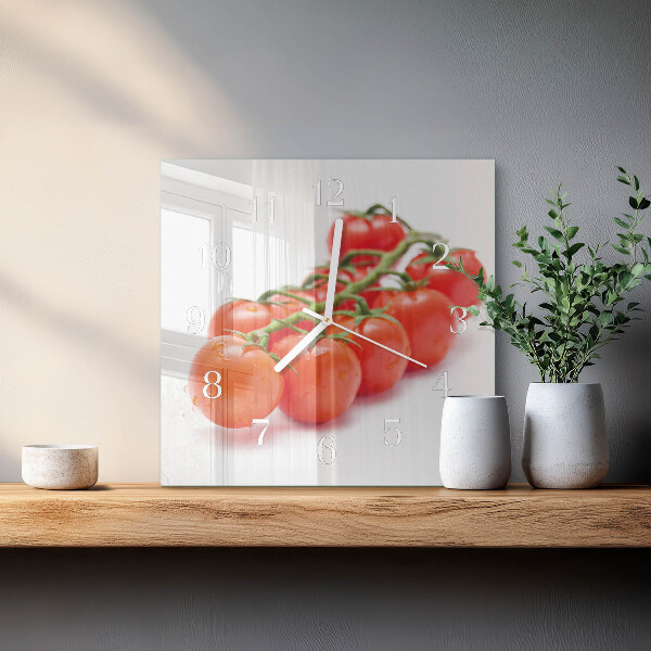 Reloj cuadrado Tomates