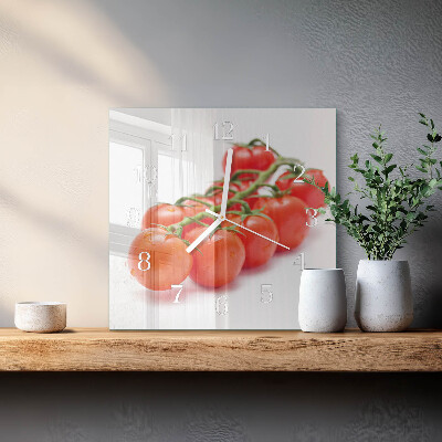 Reloj cuadrado Tomates