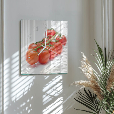 Reloj cuadrado Tomates