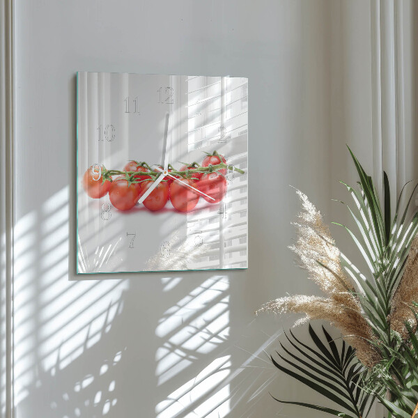 Reloj cuadrado Tomates