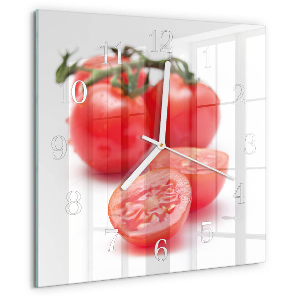 Reloj cuadrado Tomates