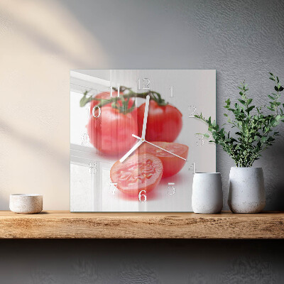 Reloj cuadrado Tomates