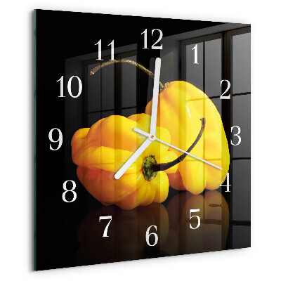 Reloj cuadrado Pimienta