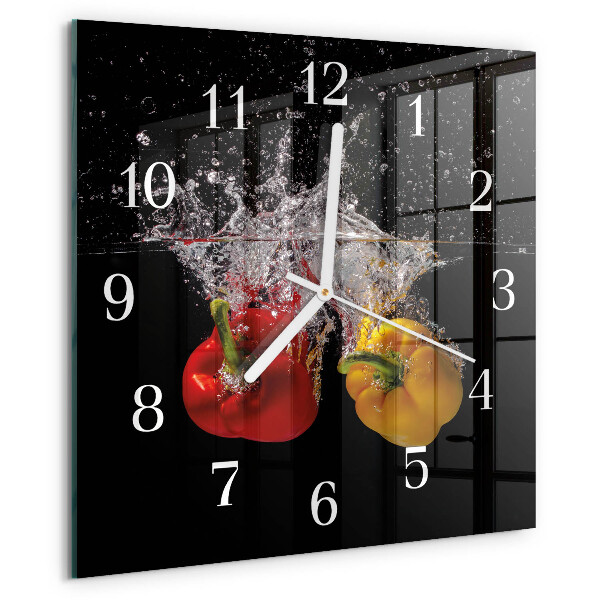 Reloj cuadrado Pimienta