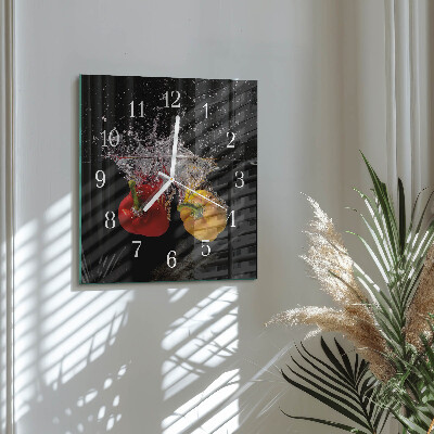 Reloj cuadrado Pimienta