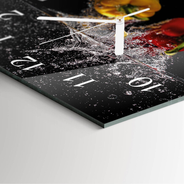 Reloj cuadrado Pimienta