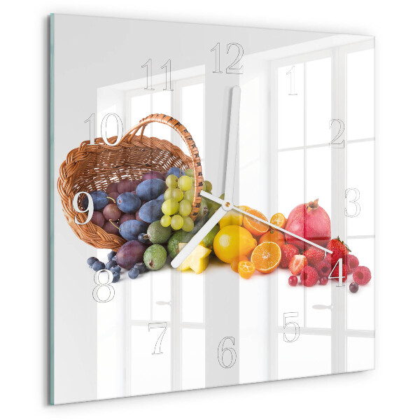 Reloj cuadrado Fruta