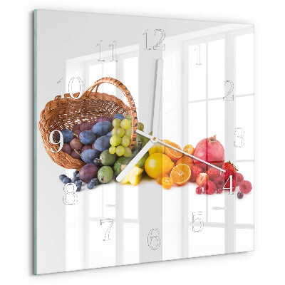 Reloj cuadrado Fruta