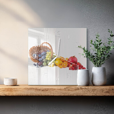 Reloj cuadrado Fruta
