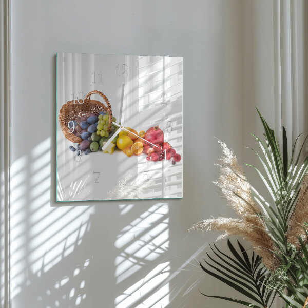Reloj cuadrado Fruta