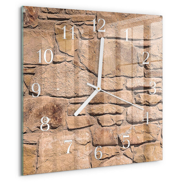 Reloj cuadrado Piedras