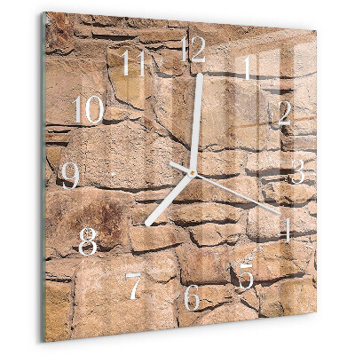 Reloj cuadrado Piedras