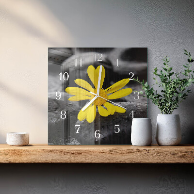 Reloj cuadrado Flor
