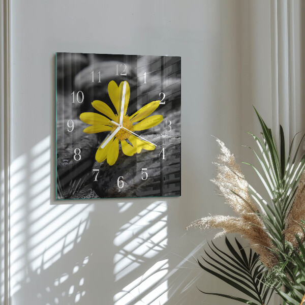 Reloj cuadrado Flor