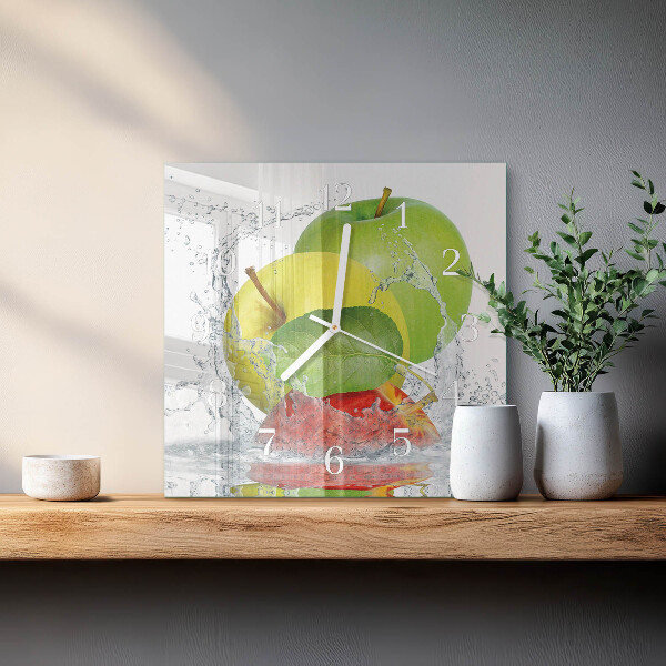 Reloj cuadrado Manzana