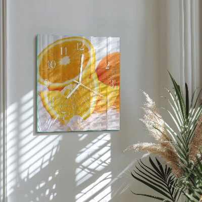 Reloj cuadrado Naranjas