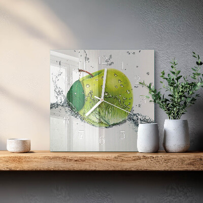 Reloj cuadrado Manzana
