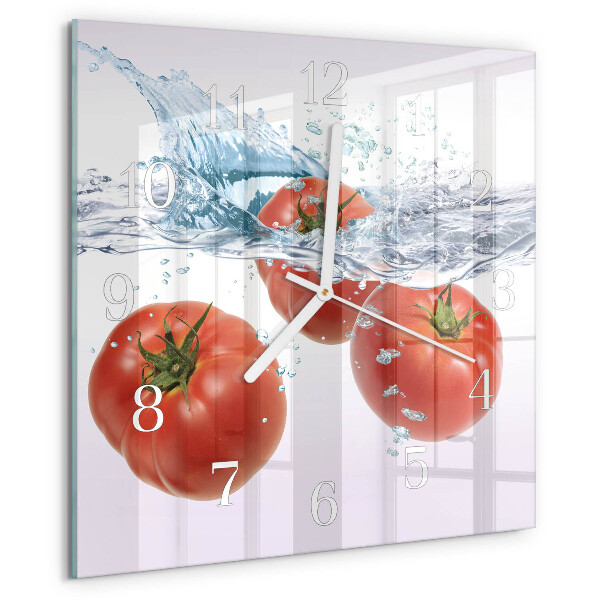 Reloj cuadrado Tomates