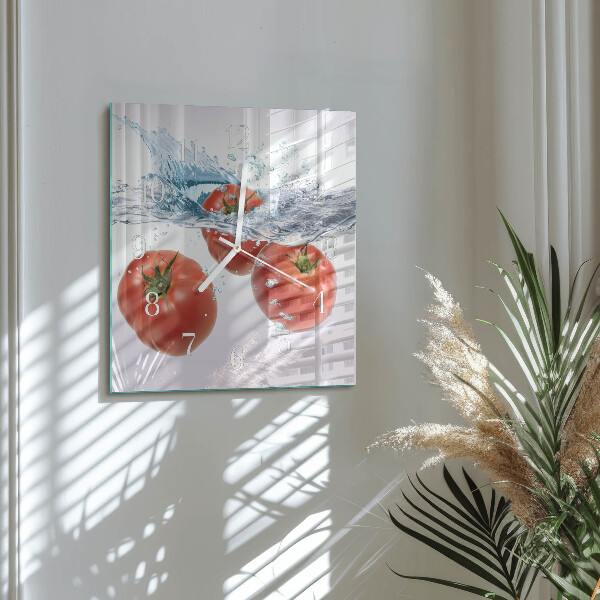 Reloj cuadrado Tomates