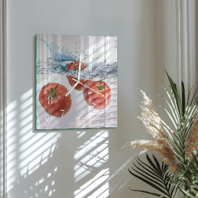 Reloj cuadrado Tomates