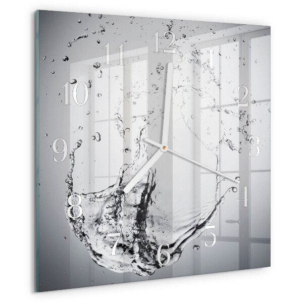 Reloj cuadrado Agua