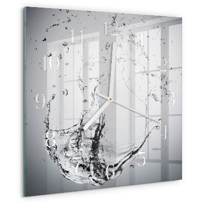 Reloj cuadrado Agua