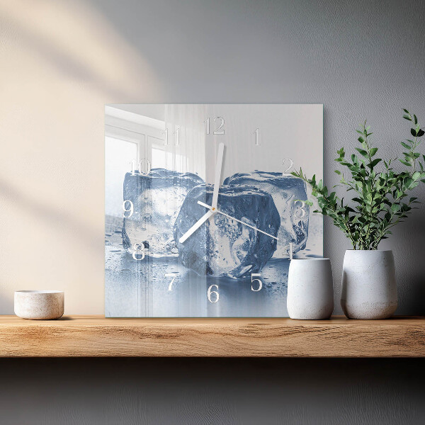 Reloj cuadrado Hielo