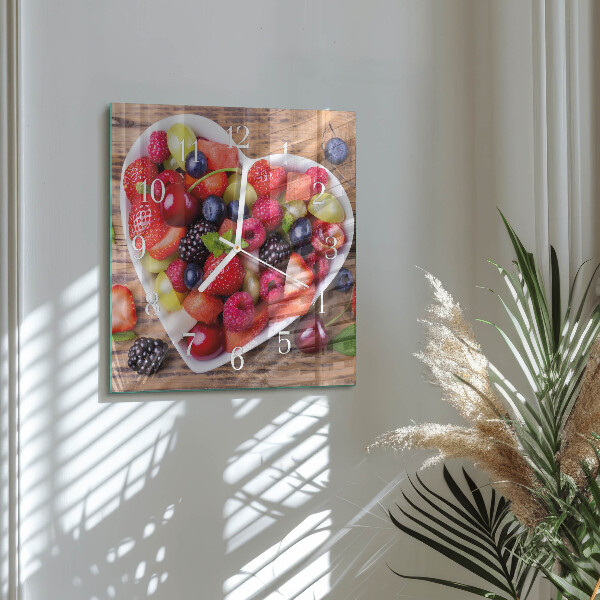 Reloj cuadrado Fruta