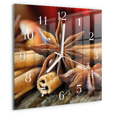 Reloj cuadrado Anís Canela