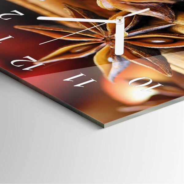 Reloj cuadrado Anís Canela