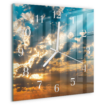 Reloj cuadrado Cielo