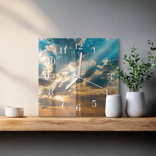 Reloj cuadrado Cielo