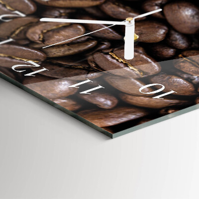 Reloj cuadrado Café