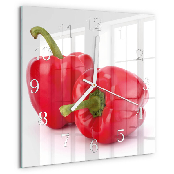 Reloj cuadrado Pimienta