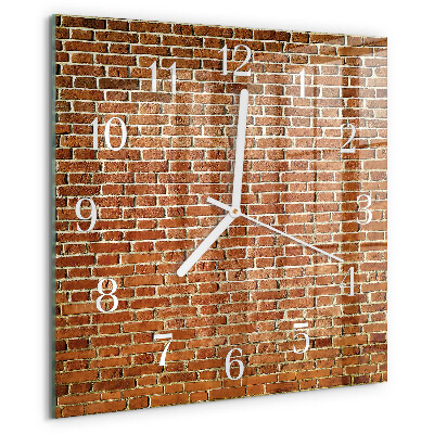 Reloj cuadrado Ladrillo