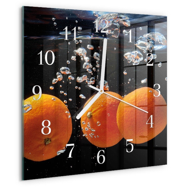 Reloj cuadrado Naranjas