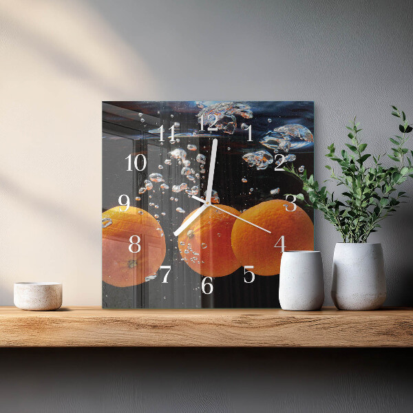 Reloj cuadrado Naranjas